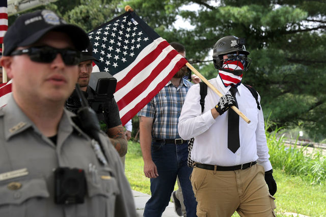 Photos: 'Unite the Right' white supremacist protest and counterprotest in Washington, D.C.